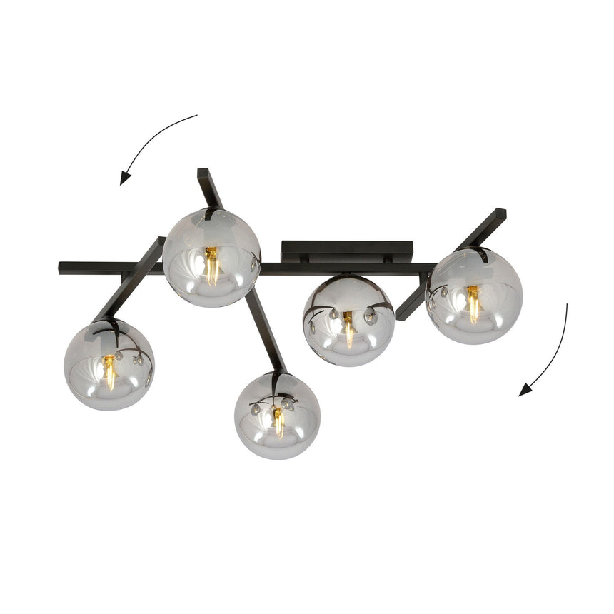 Smart 5 fém mennyezeti lámpa