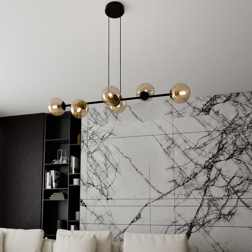 Rossi 6 BL fém függőlámpa