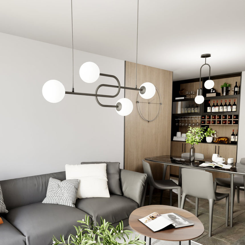 Atria 4 BL fém függőlámpa