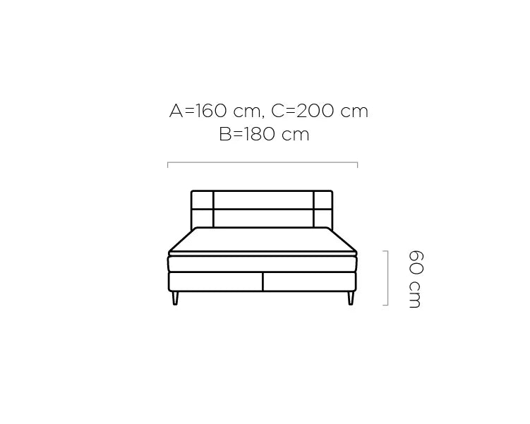Lucio boxspring ágy