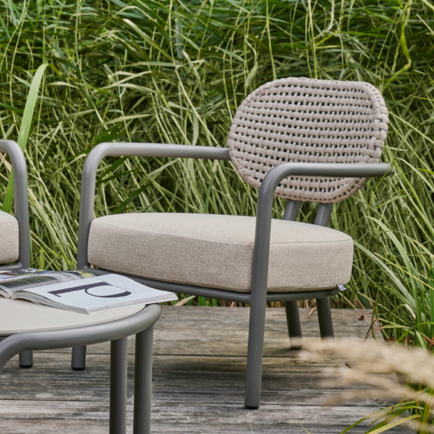 Lugano fém kerti fotel