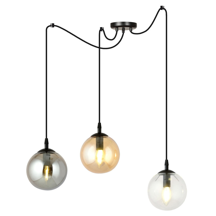 Gigi 3 BL Mix üveg függőlámpa