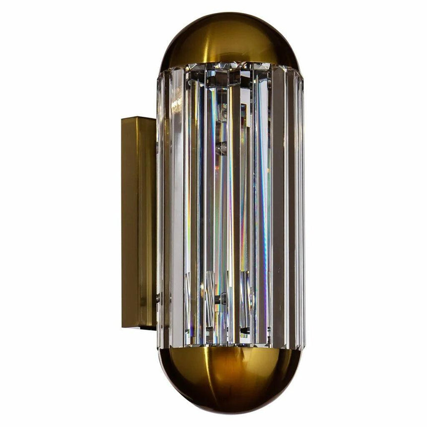 Anja crystal wall lamp