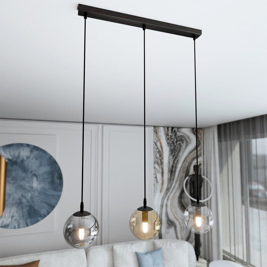 Cosmo 3 BL Mix fém függőlámpa