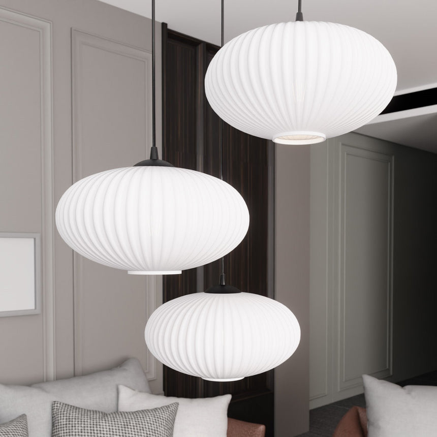 Coco 3 BL Prem üveg függőlámpa