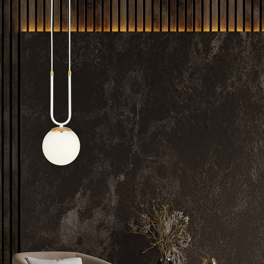 Glam 1 WH fém függőlámpa