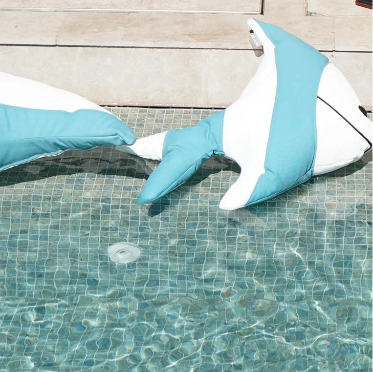 Zászlóshal alakú szövet kerti párna