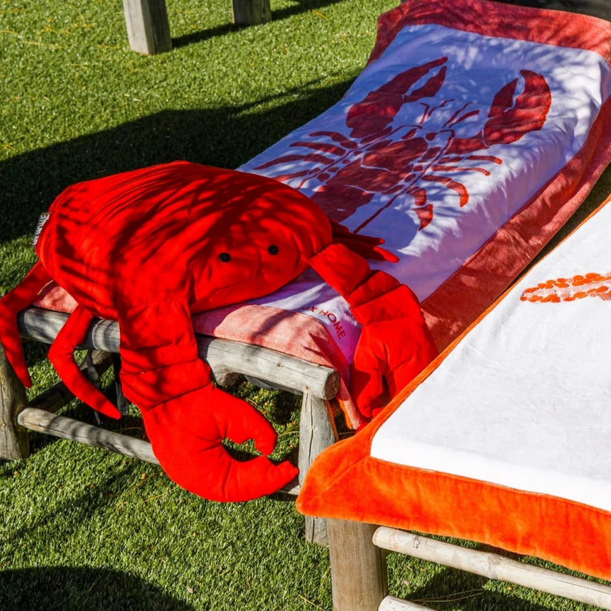 Rák alakú szövet kerti párna