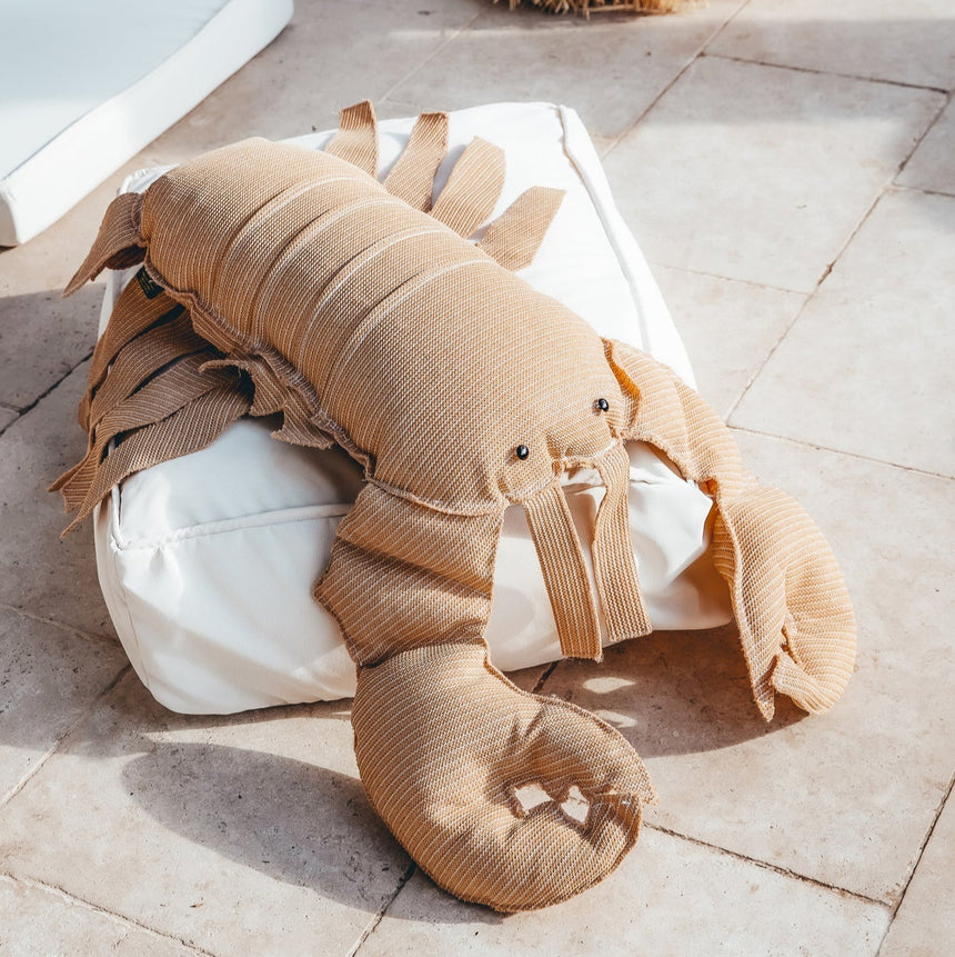 Homár alakú szövet kerti párna