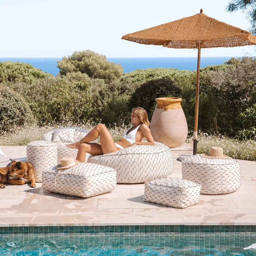 Funky szövet kerti puff Ø45