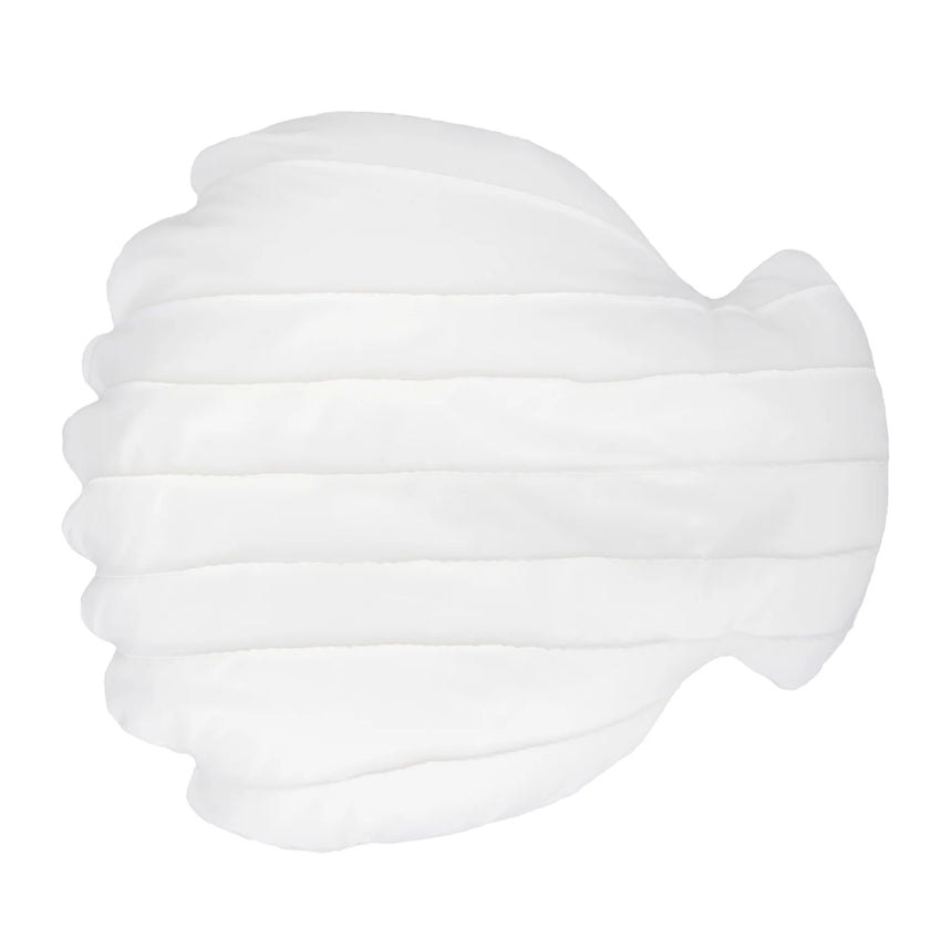 Shell-shaped fabric swimming pillow