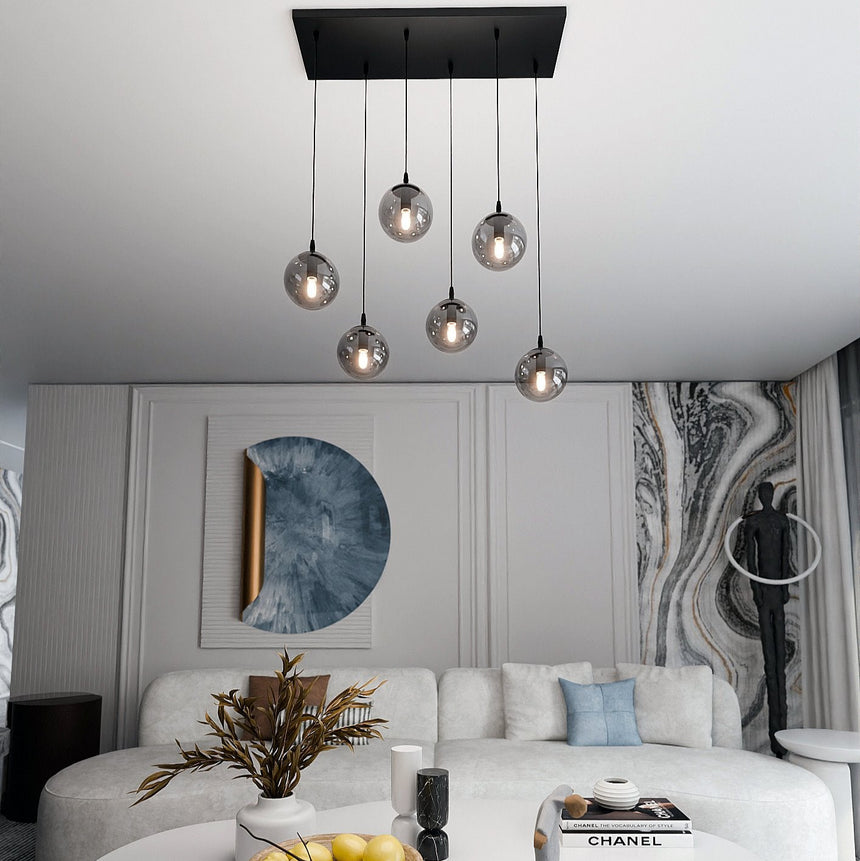 Cosmo 6 BL fém függőlámpa