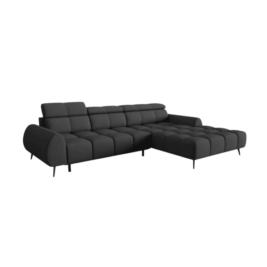 Alyse right-hand fabric corner sofa
