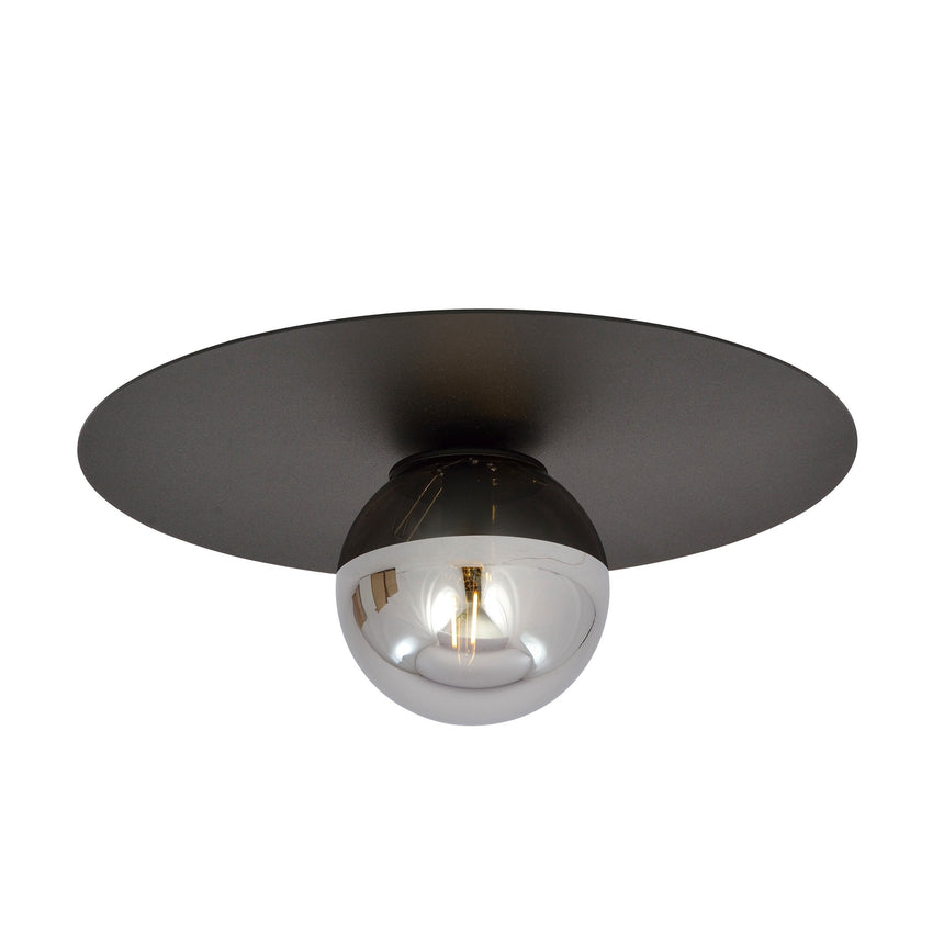 Solar 1 Graphite metal ceiling lamp