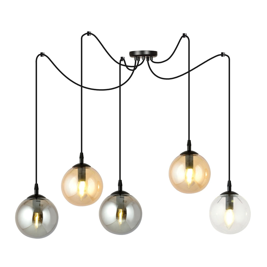 Gigi 5 BL Mix üveg függőlámpa