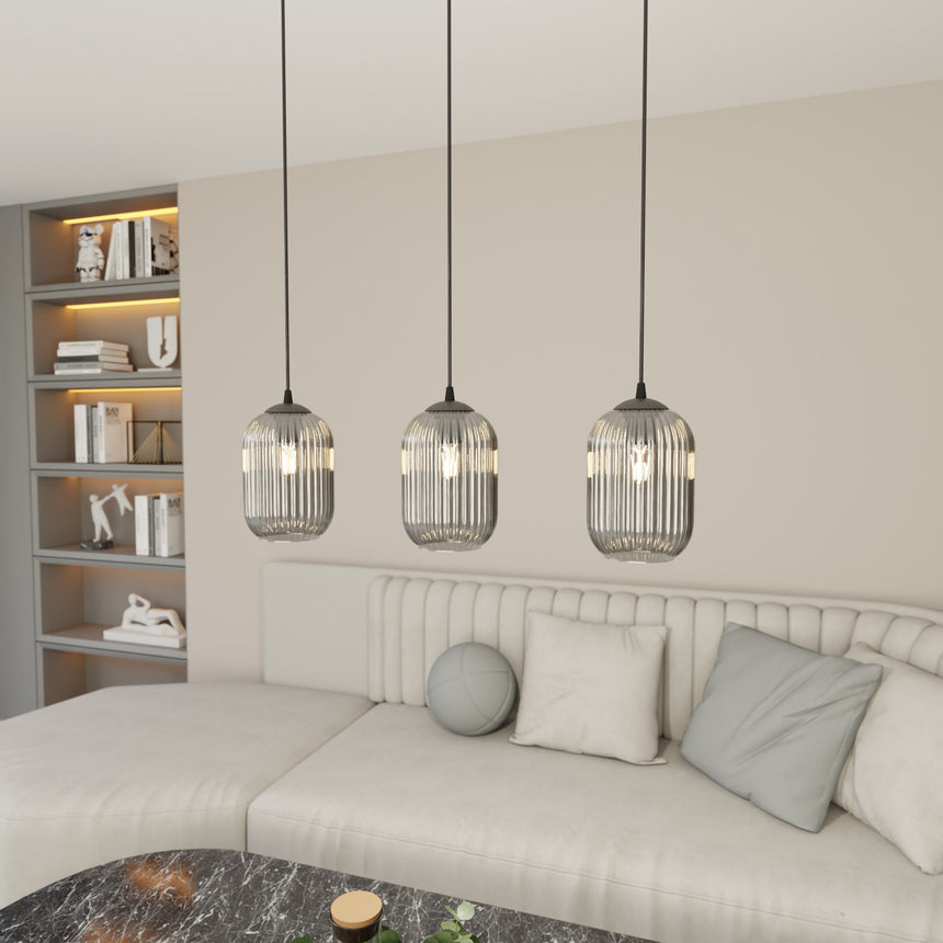 Verdi 3 üveg függőlámpa