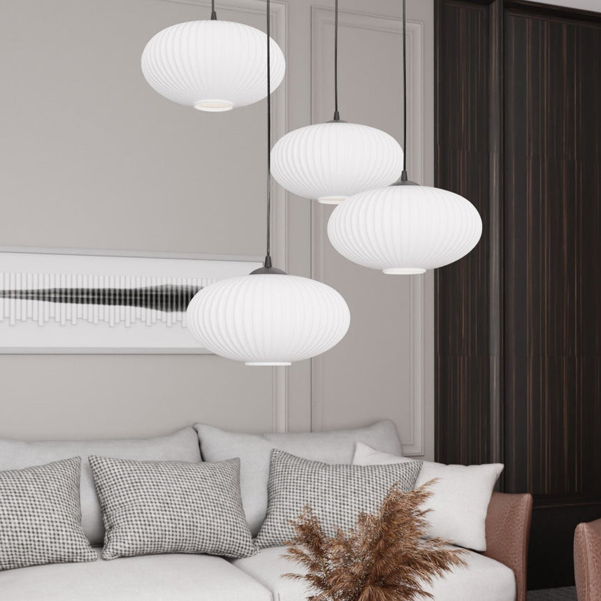 Coco 4 BL Prem üveg függőlámpa