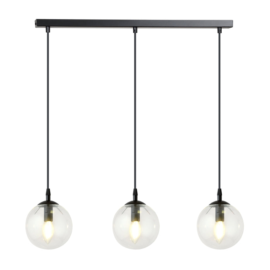 Cosmo 3 BL üveg függőlámpa