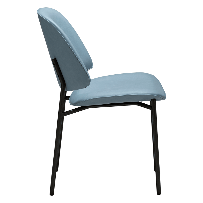 Ohmy textilbőr szék antik lábbal