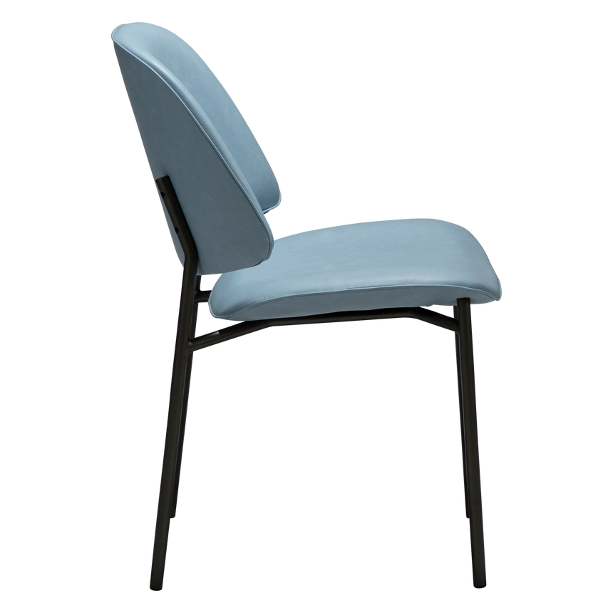 Ohmy textilbőr szék antik lábbal