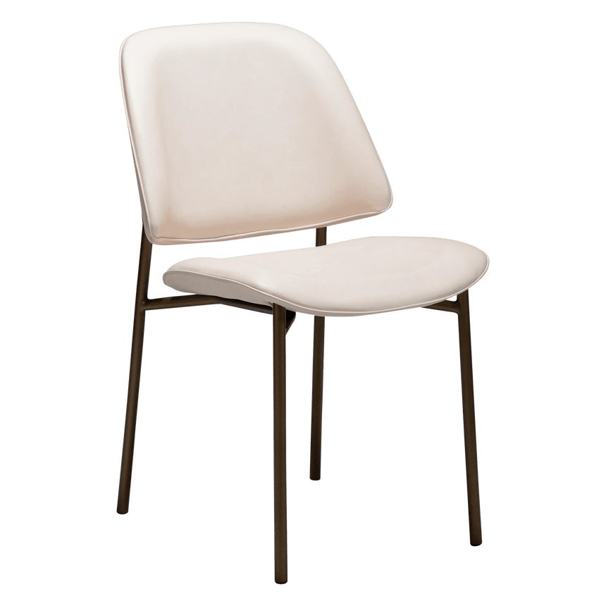 Ohmy textilbőr szék antik lábbal