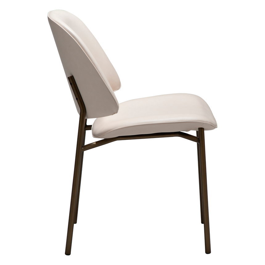 Ohmy textilbőr szék antik lábbal