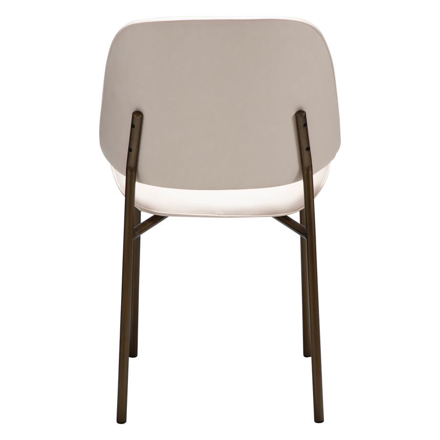 Ohmy textilbőr szék antik lábbal