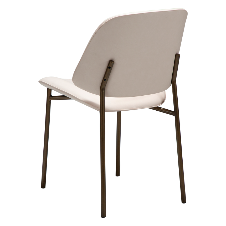 Ohmy textilbőr szék antik lábbal