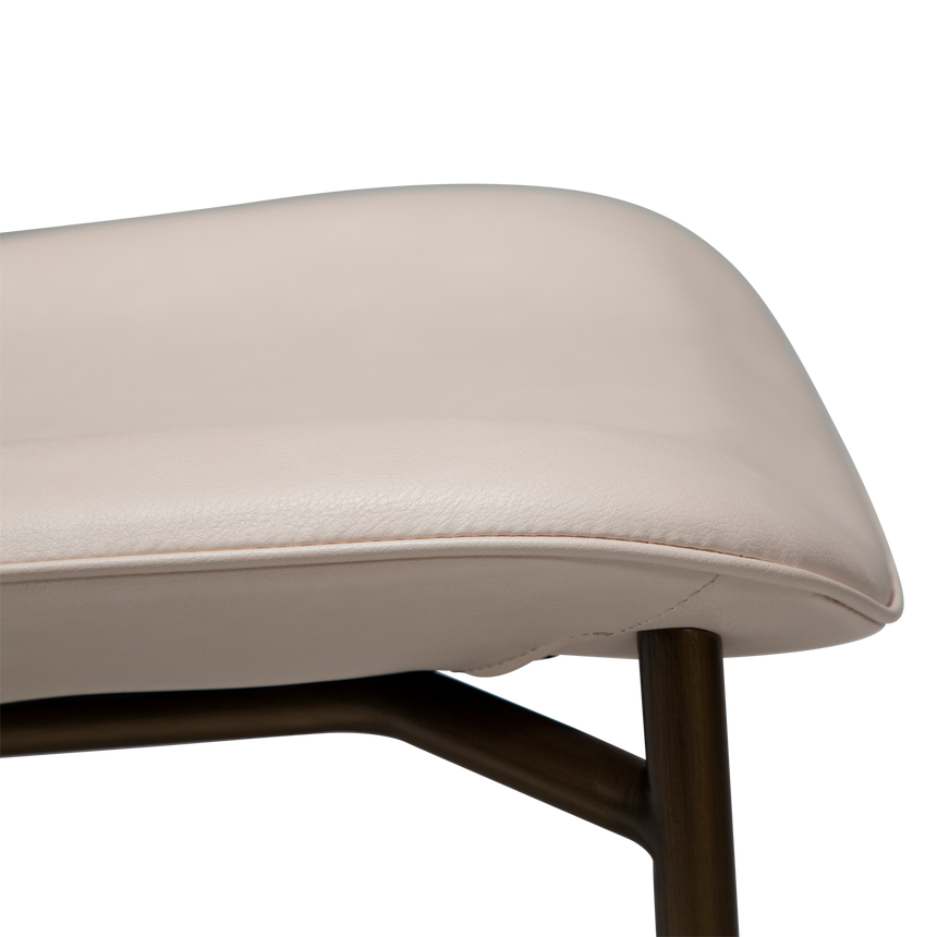 Ohmy textilbőr szék antik lábbal