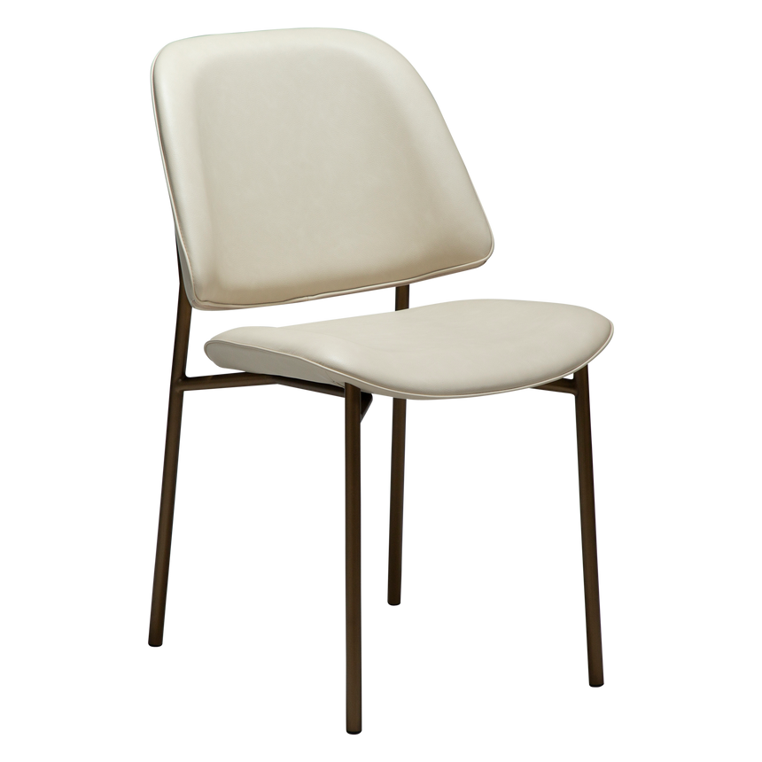 Ohmy textilbőr szék antik lábbal