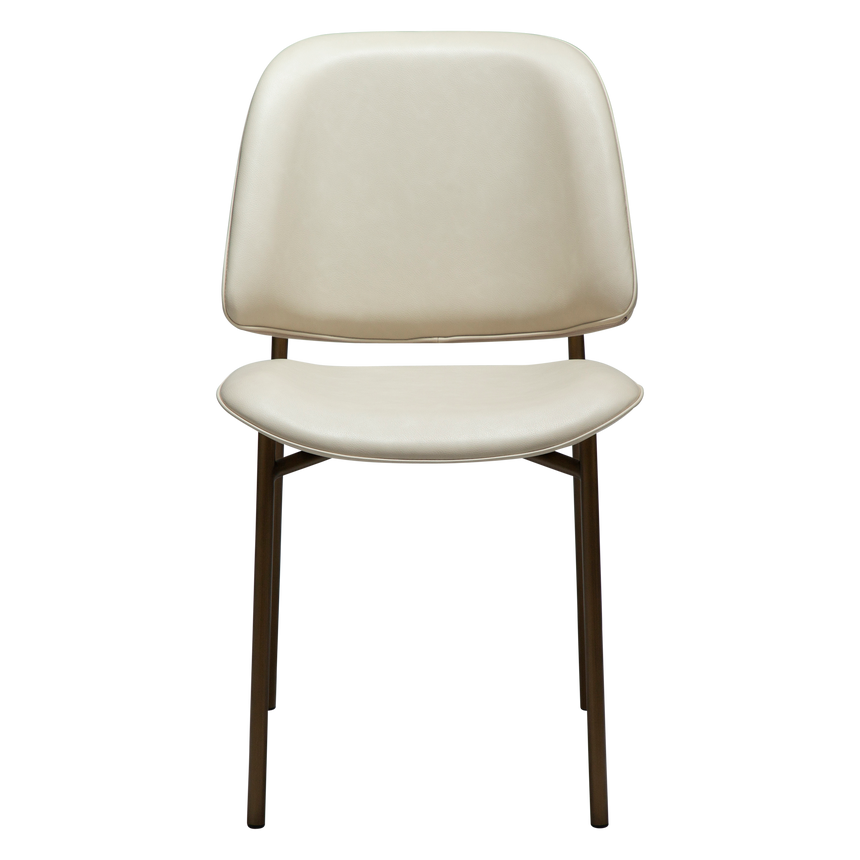 Ohmy textilbőr szék antik lábbal