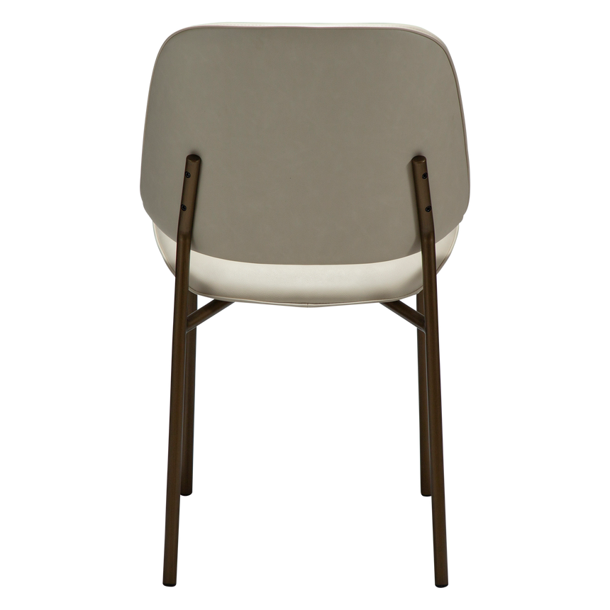 Ohmy textilbőr szék antik lábbal