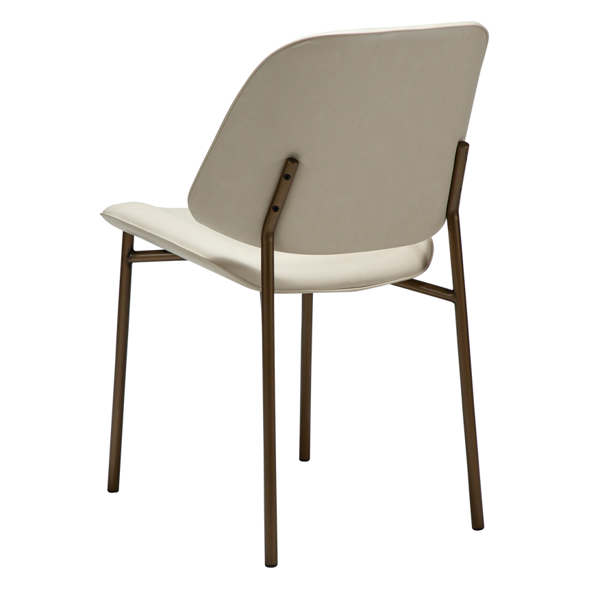 Ohmy textilbőr szék antik lábbal