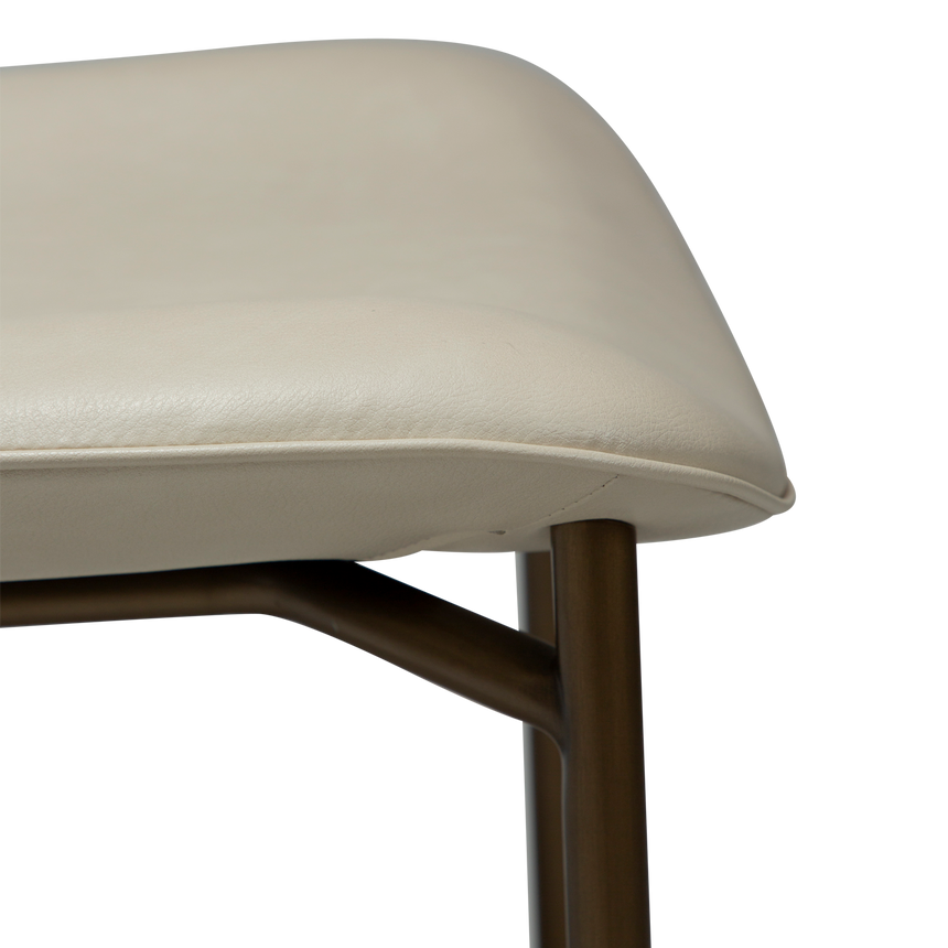 Ohmy textilbőr szék antik lábbal