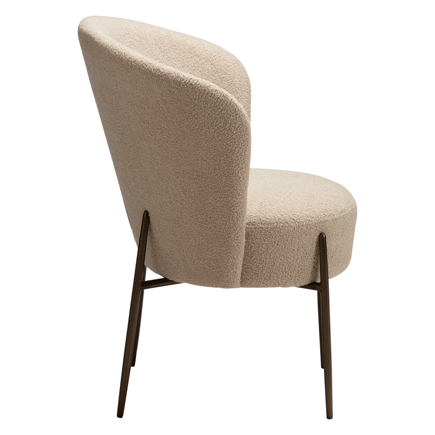 Orbit újrahasznosított buklé szék antik lábbal