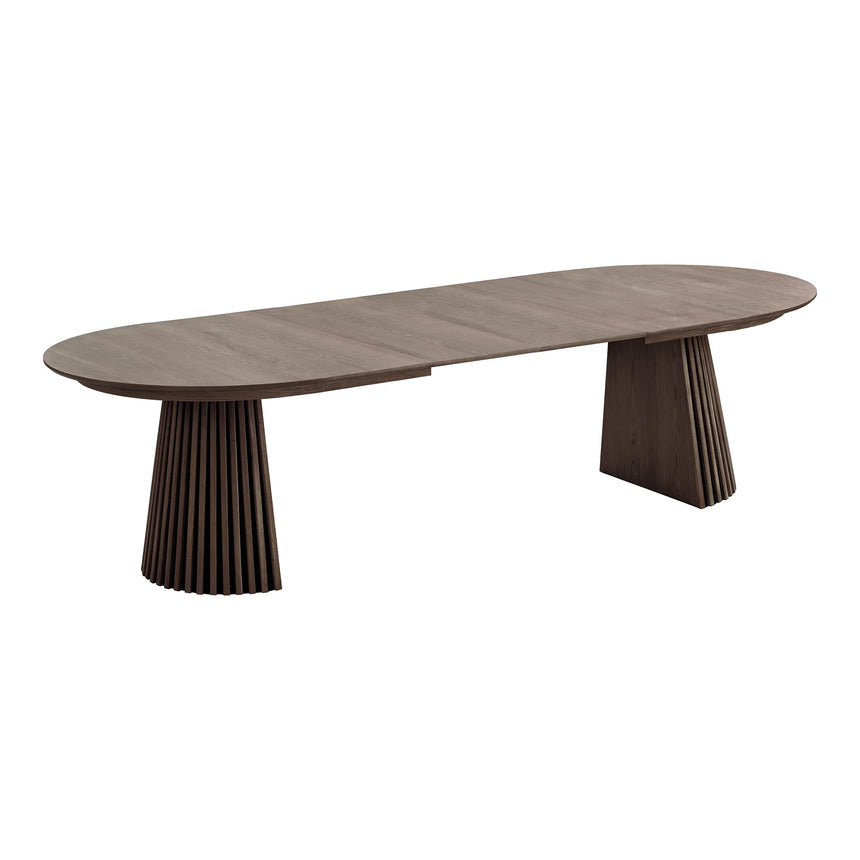 Osaka extendable wooden dining table ø120x120-240