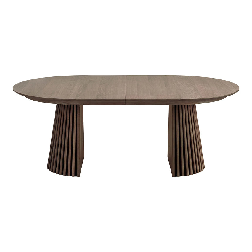 Osaka extendable wooden dining table ø120x120-240
