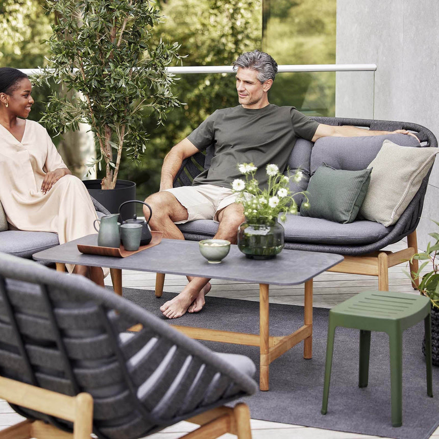 Strington 2 személyes szövet kerti kanapé