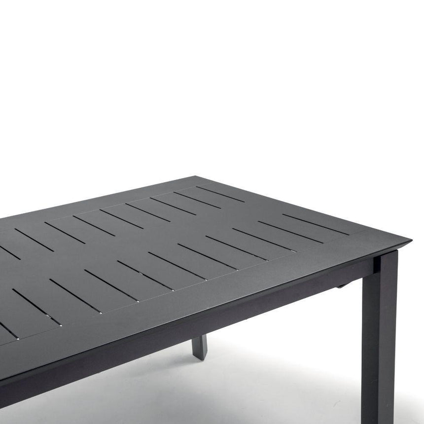 Panarea extendable metal garden table 160x100