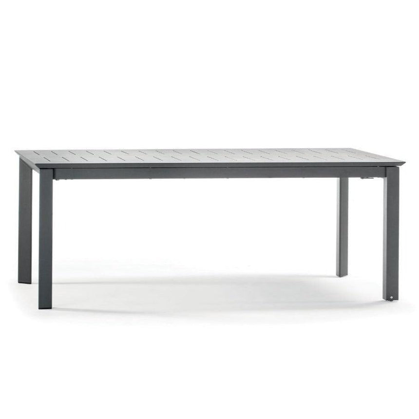 Panarea extendable metal garden table 160x100