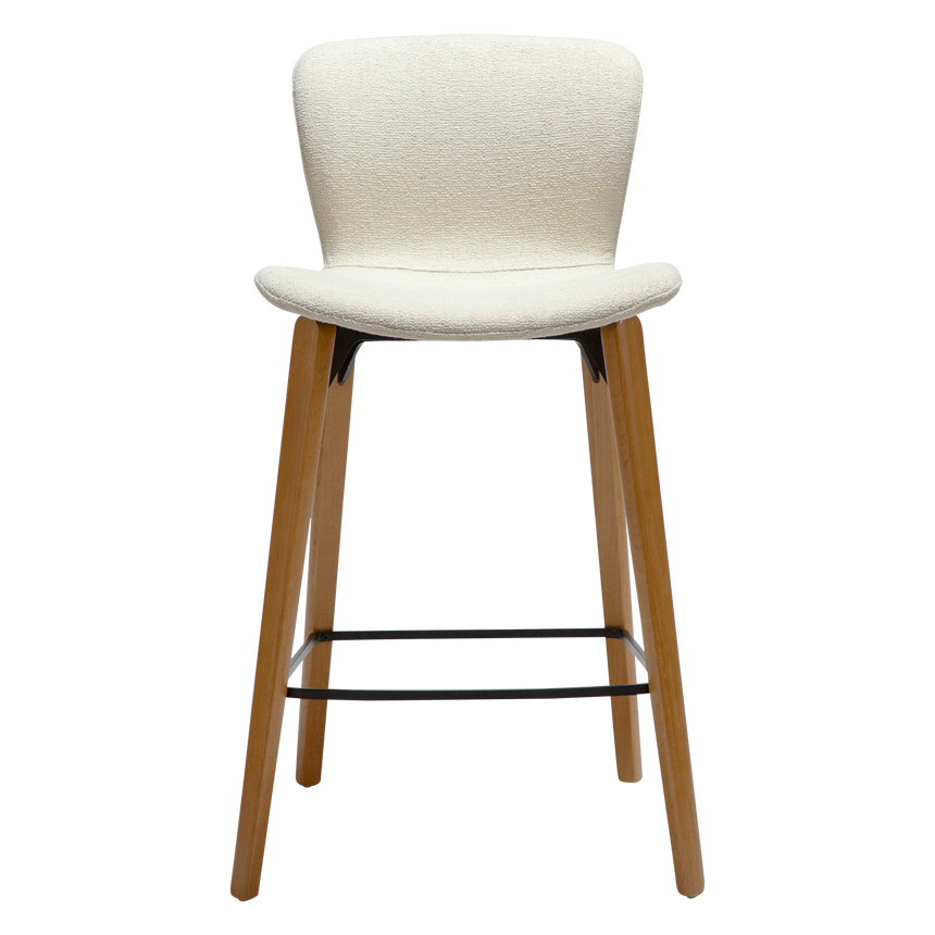 Paragon buklé alacsony bárszék natúr lábbal