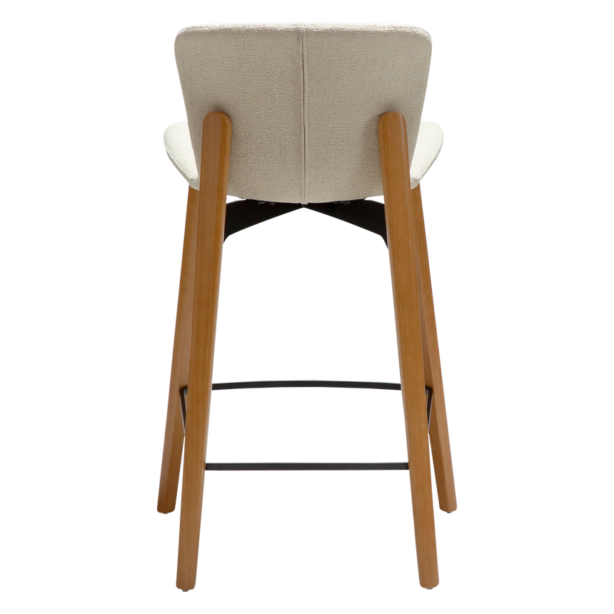 Paragon buklé alacsony bárszék natúr lábbal