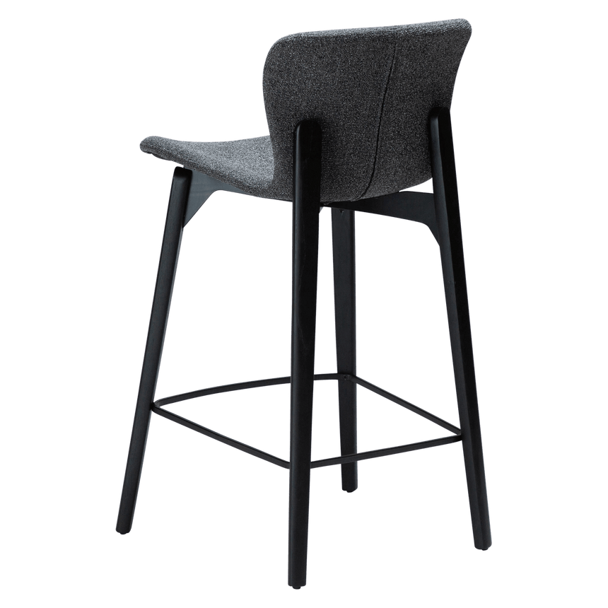 Paragon buklé alacsony bárszék fekete lábbal