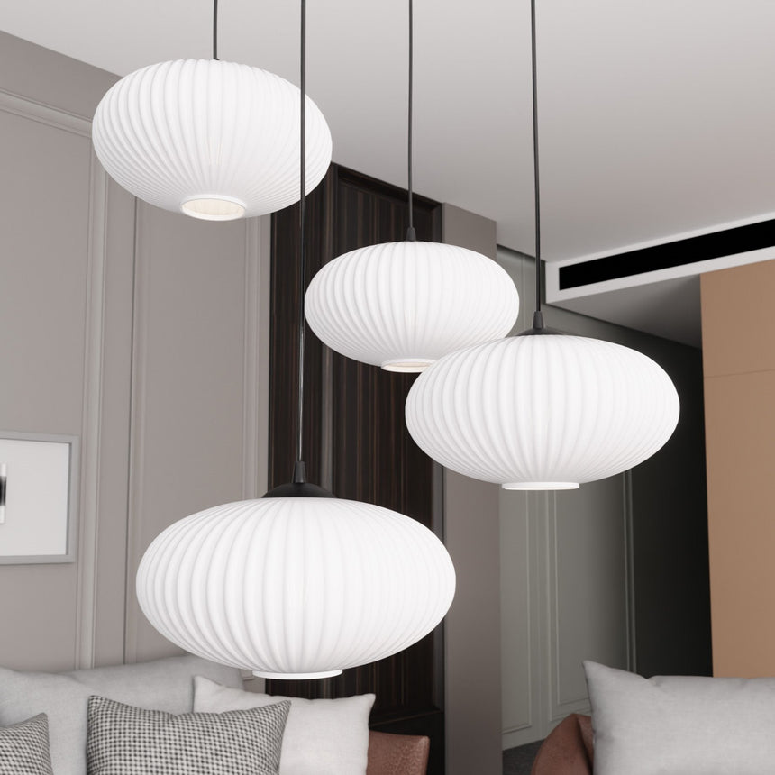 Coco 4 BL Prem üveg függőlámpa