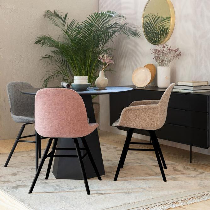 Albert Kuip fabric chair with armrests