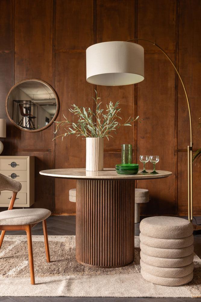 Archie canvas floor lamp