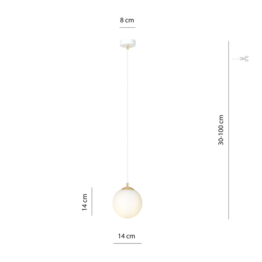 Royal 1 fém függőlámpa