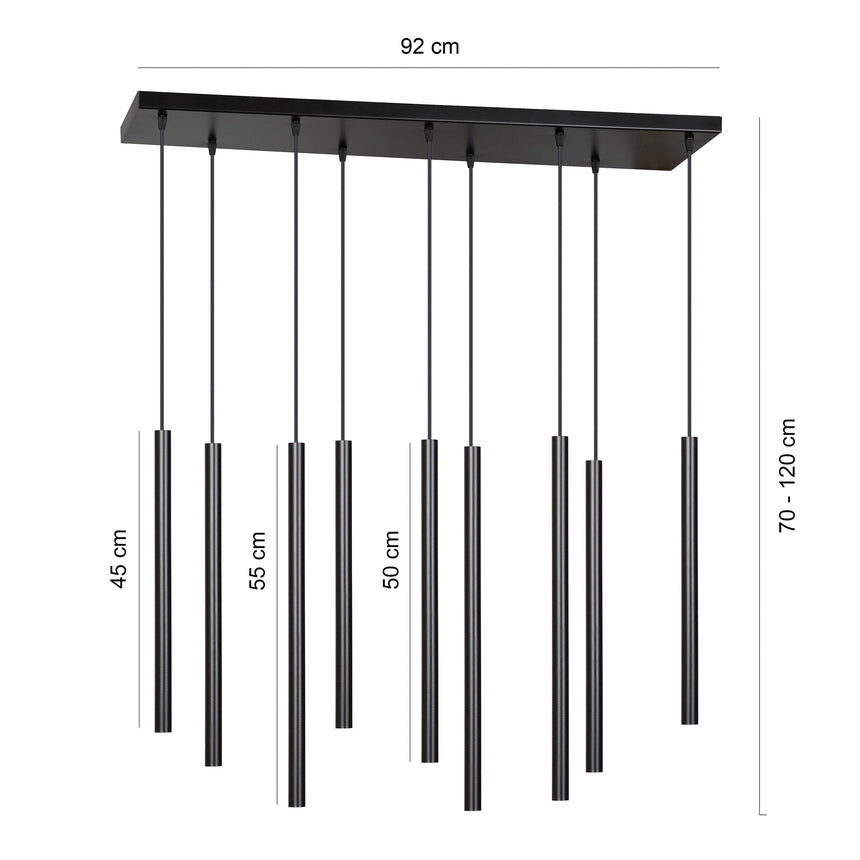 Selter 9 fém függőlámpa