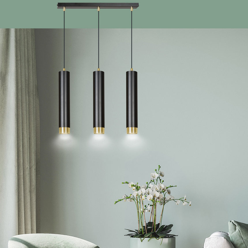 Kibo 3 BL fém függőlámpa