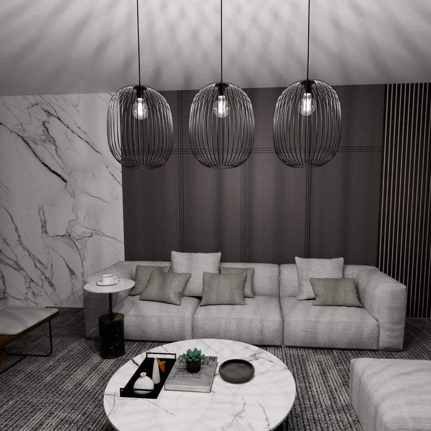 Onyx 3 BL fém függőlámpa